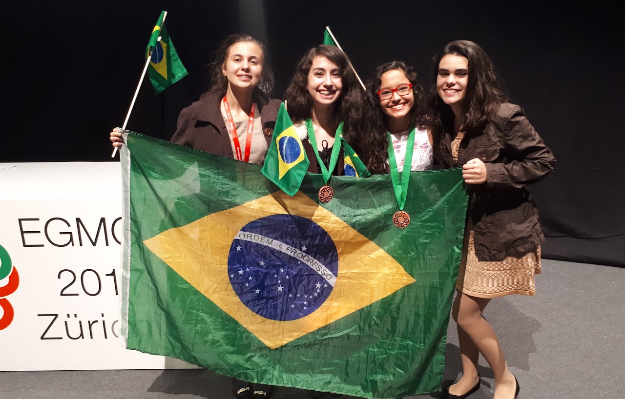 Equipe brasileira da EGMO 2017