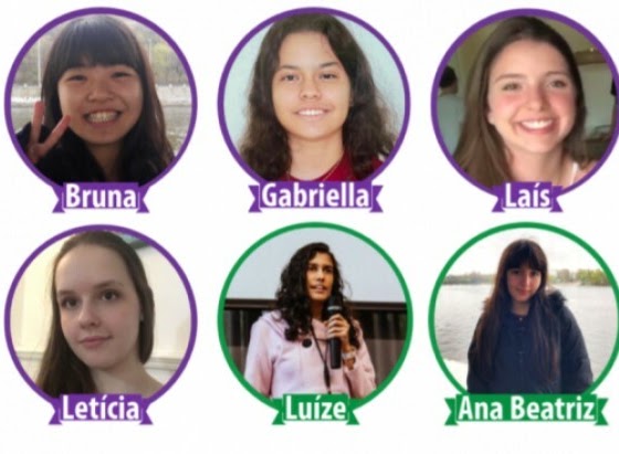Equipe brasileira da EGMO 2021