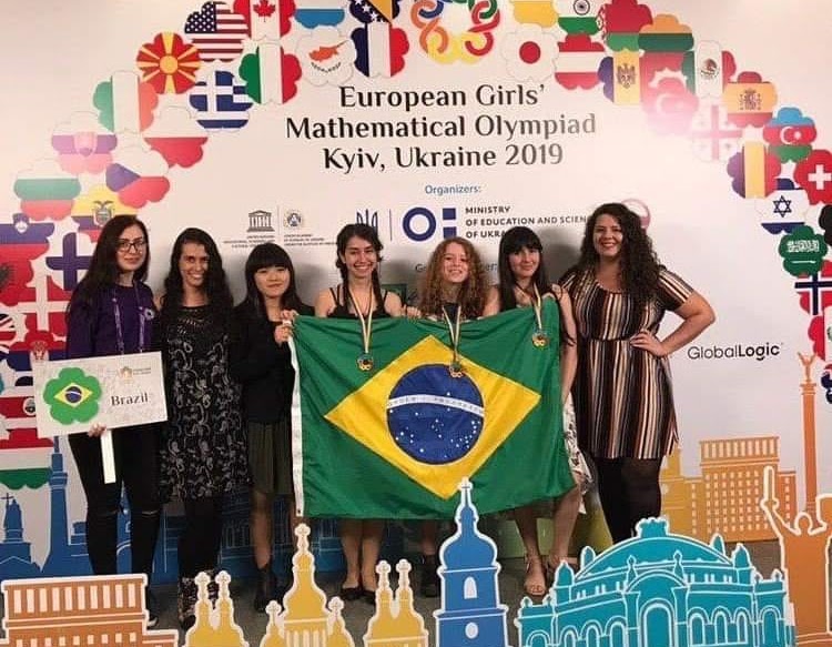 Equipe brasileira da EGMO 2019