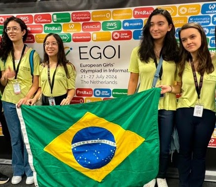 Equipe brasileira da EGOI 2024