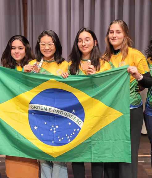 Equipe brasileira da EGOI 2023