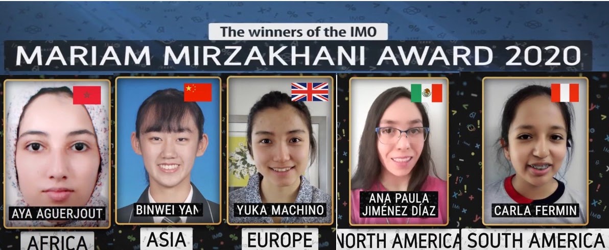 Mirzakhani Award 2020