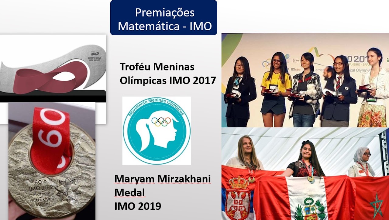 Premiação de meninas olímpicas