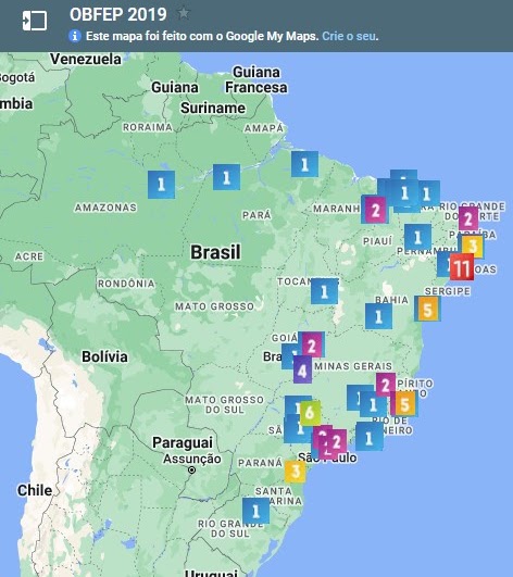 Mapa OBFEP 2019