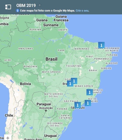 Mapa OBM 2019