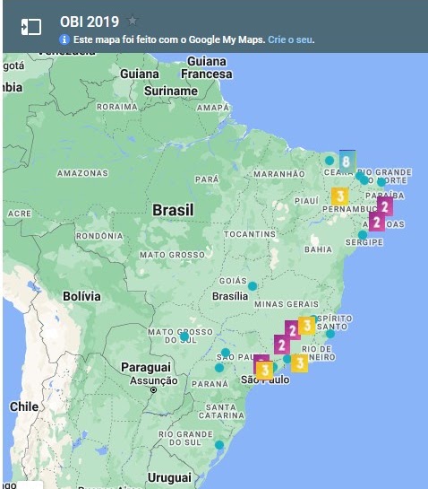 Mapa OBI 2019