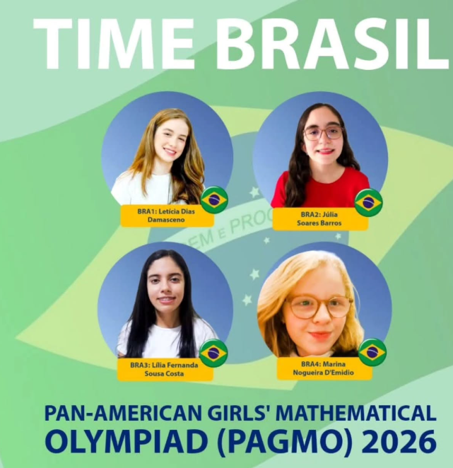 Equipe brasileira da 6ª PAGMO 2026