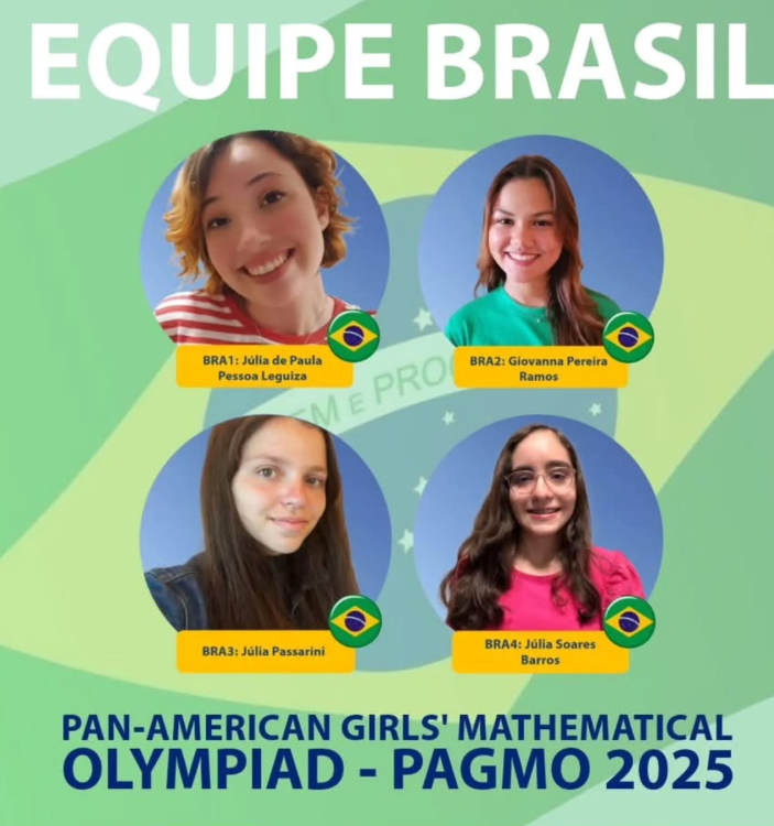 Equipe brasileira da 5ª PAGMO 2025