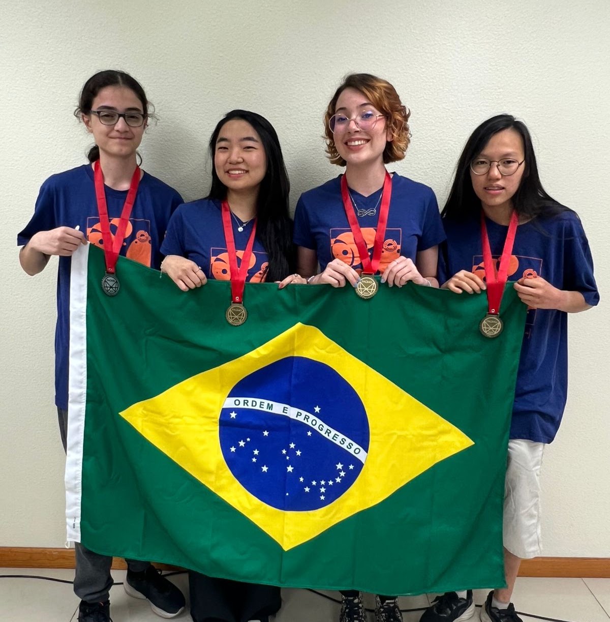 Equipe brasileira da 4ª PAGMO 2024