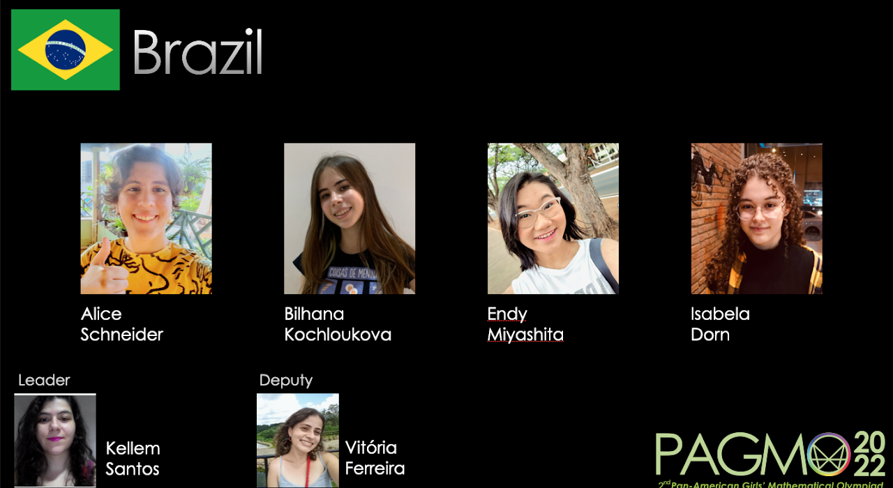 Equipe brasileira da 2ª PAGMO 2022
